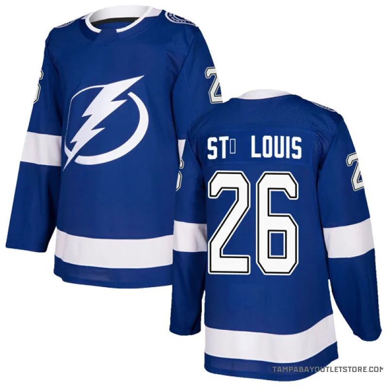 Martin St. Louis 00'01 (1st Year w Tampa) Tampa Bay Lightning Game Worn  Jersey